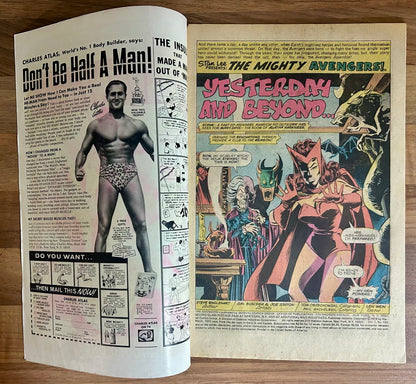 🔑 THE AVENGERS #133 [MARVEL COMICS] *VISION/MANTIS ORIGINS* 1975 FN+