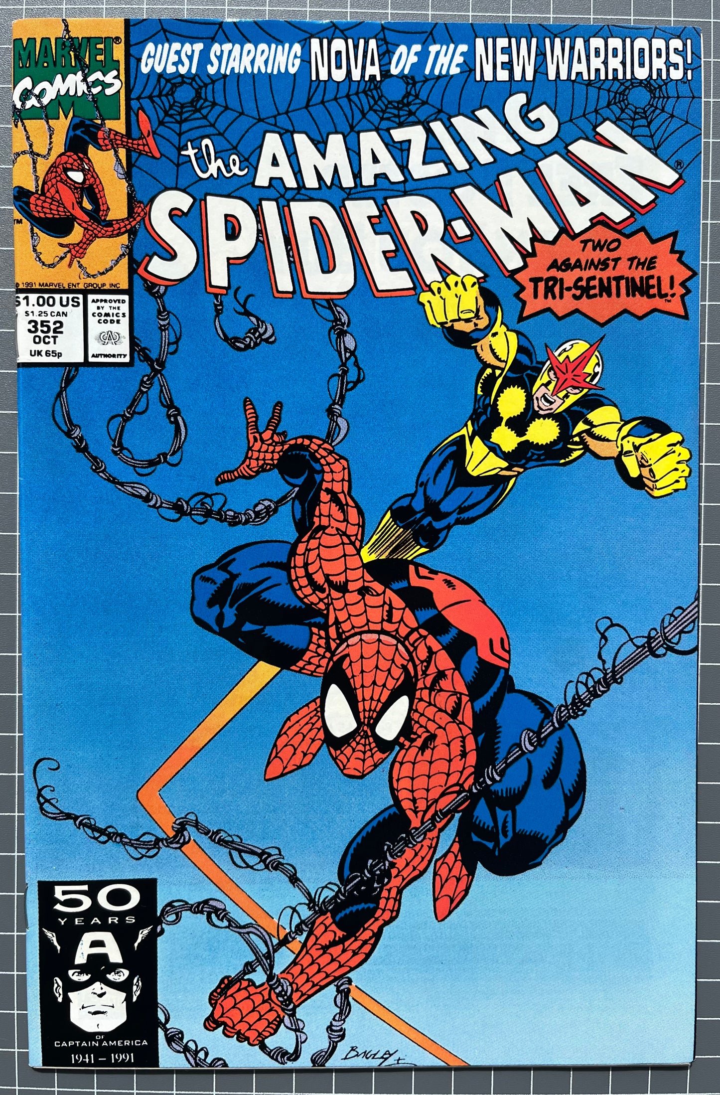 THE AMAZING SPIDER-MAN #352 [MARVEL COMICS] DIRECT 1991 NM-