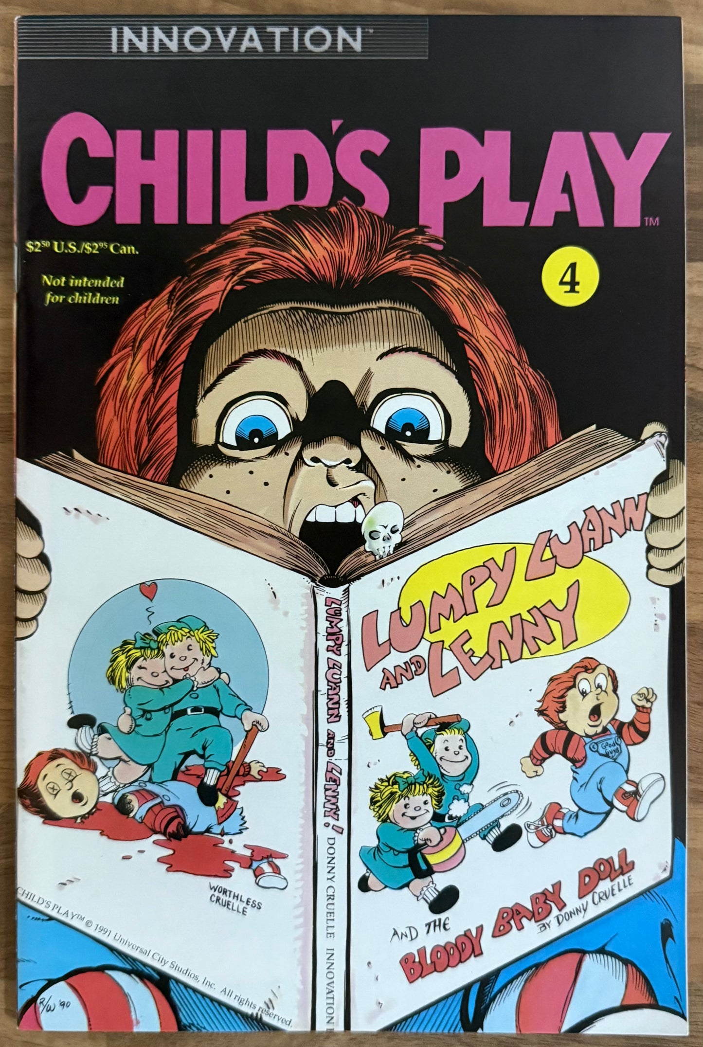 🔑 CHILD'S PLAY: THE SERIES #2-5 [INNOVATION] COMIC LOT 1991 MID-HIGH GRADE