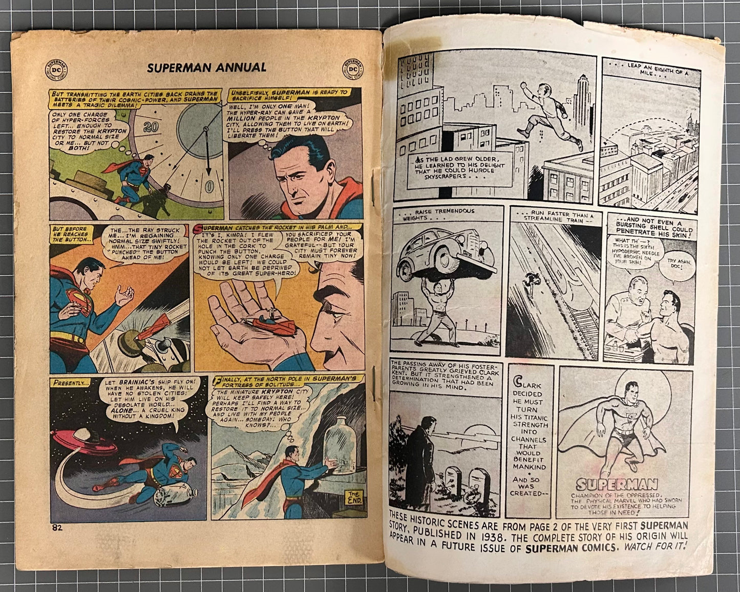 GIANT SUPERMAN ANNUAL #2 [DC COMICS] DIRECT 1960 GD-