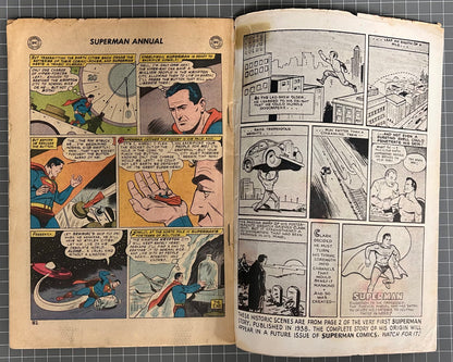 GIANT SUPERMAN ANNUAL #2 [DC COMICS] DIRECT 1960 GD-