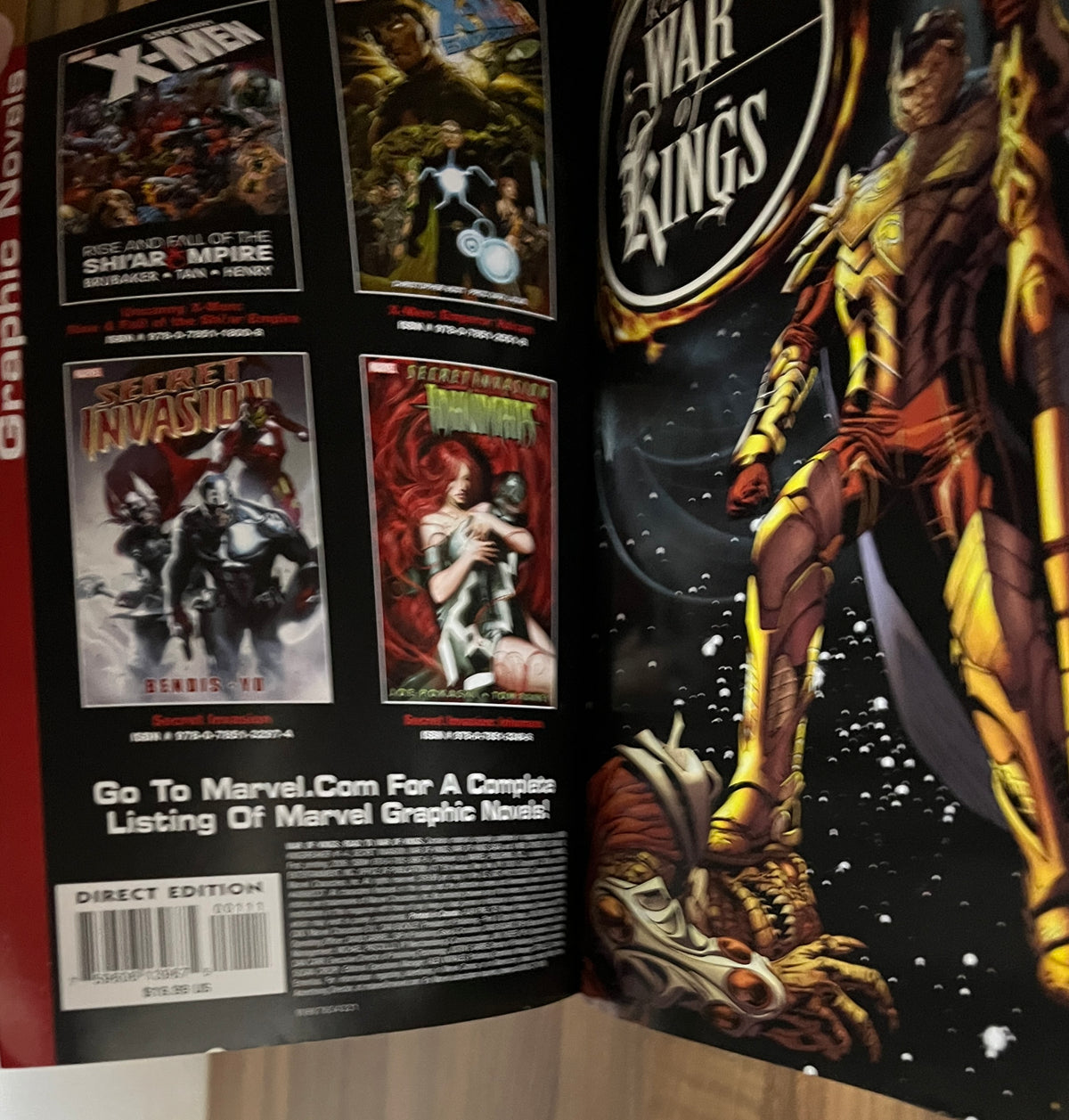 WAR OF KINGS: ROAD TO WAR OF KINGS [MARVEL] TPB GRAPHIC NOVEL 2009