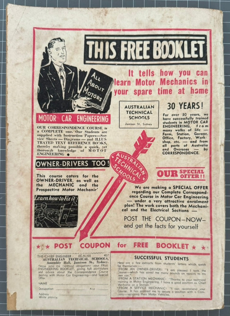 🔑 CENTURY THE 100 PAGE COMIC MONTHLY #10 [COLOUR COMICS] AUSTRALIAN DC 1957