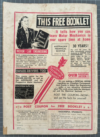 🔑 CENTURY THE 100 PAGE COMIC MONTHLY #10 [COLOUR COMICS] AUSTRALIAN DC 1957