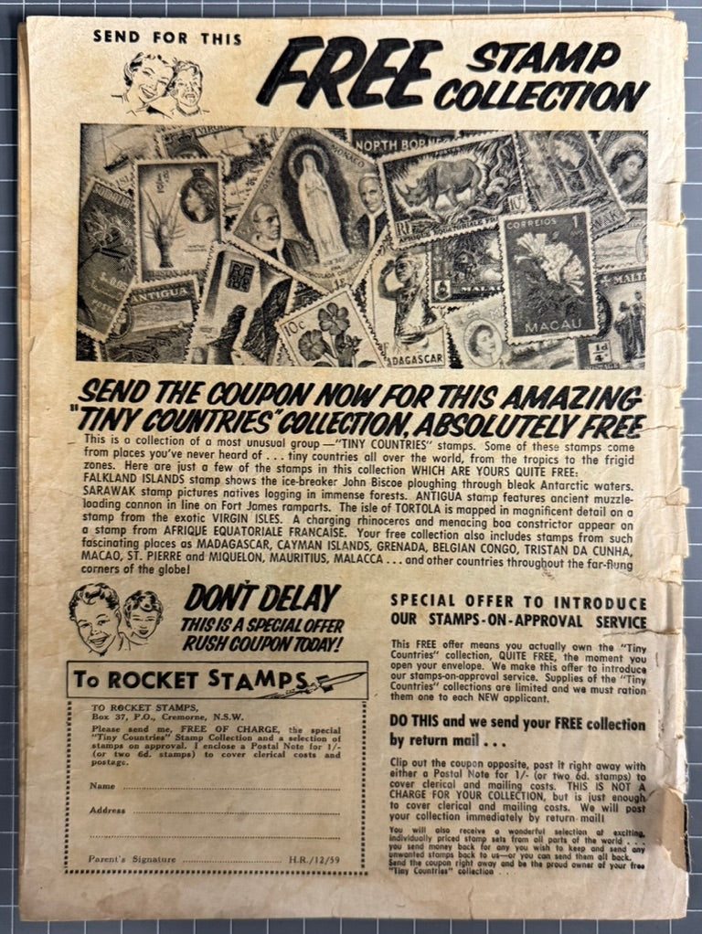 ATTACK #15 (HORWITZ PUBLICATIONS) AUSTRALIAN PRE-DECIMAL COMIC 1960s