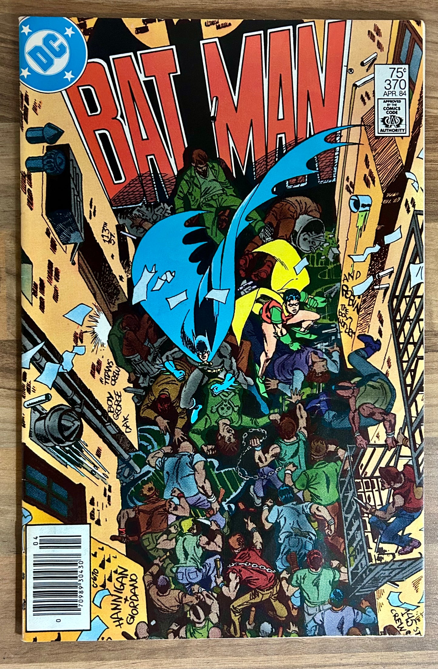 BATMAN #370 [DC COMICS] DIRECT 1984 VF-
