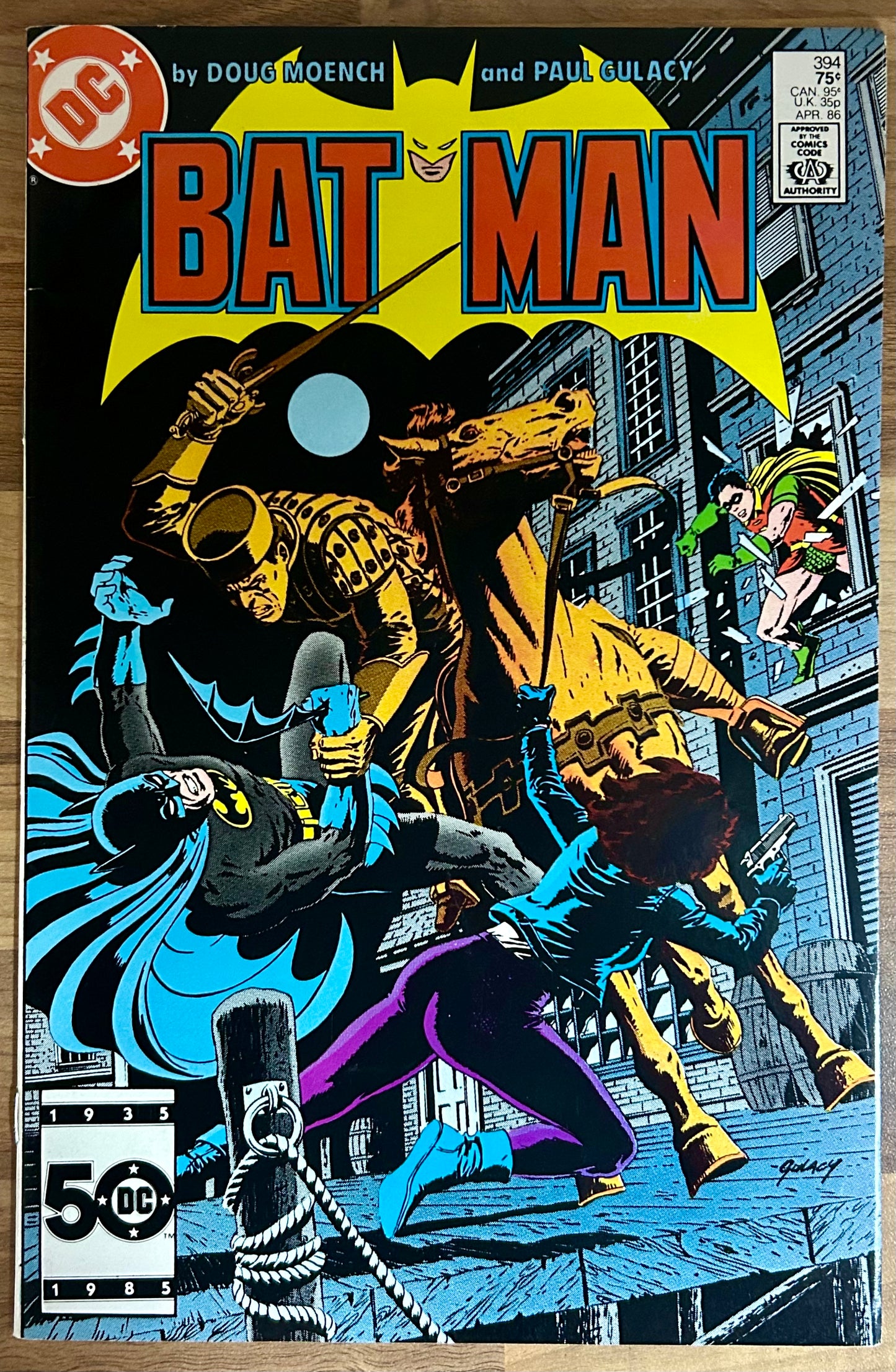BATMAN #394 [DC COMICS] DIRECT 1986 VF