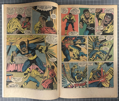 🔑 POWER MAN #24 [MARVEL COMICS] *BLACK GOLIATH ORIGIN* 1975 FN-