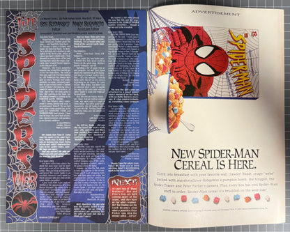 🔑 AMAZING SPIDER-MAN #410 [MARVEL COMICS] *1ST APP. SPIDER-CARNAGE* 1996 FN/VF