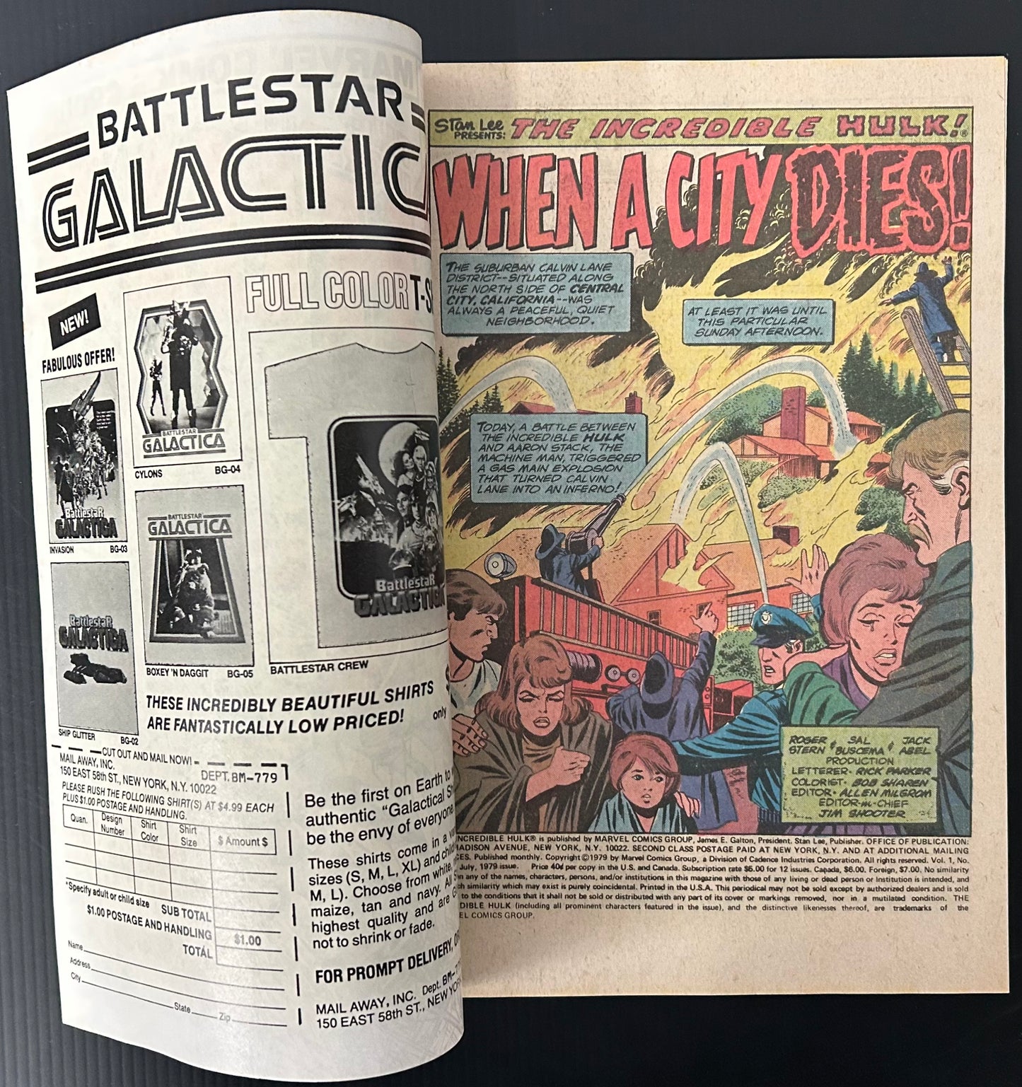 THE INCREDIBLE HULK #237 [MARVEL COMICS] NEWSSTAND 1979 VF-
