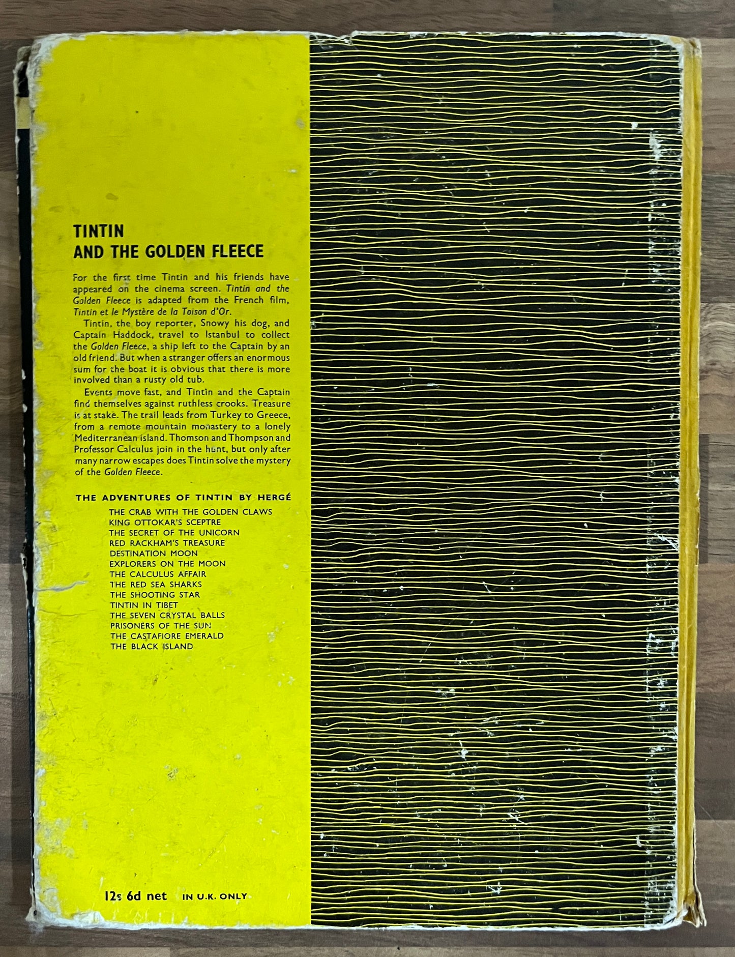 The Book of the Film: Tintin and the Golden Fleece  Methuen HC, 1966
