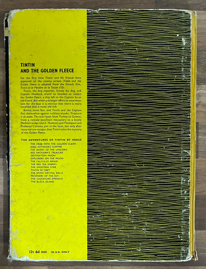 The Book of the Film: Tintin and the Golden Fleece  Methuen HC, 1966