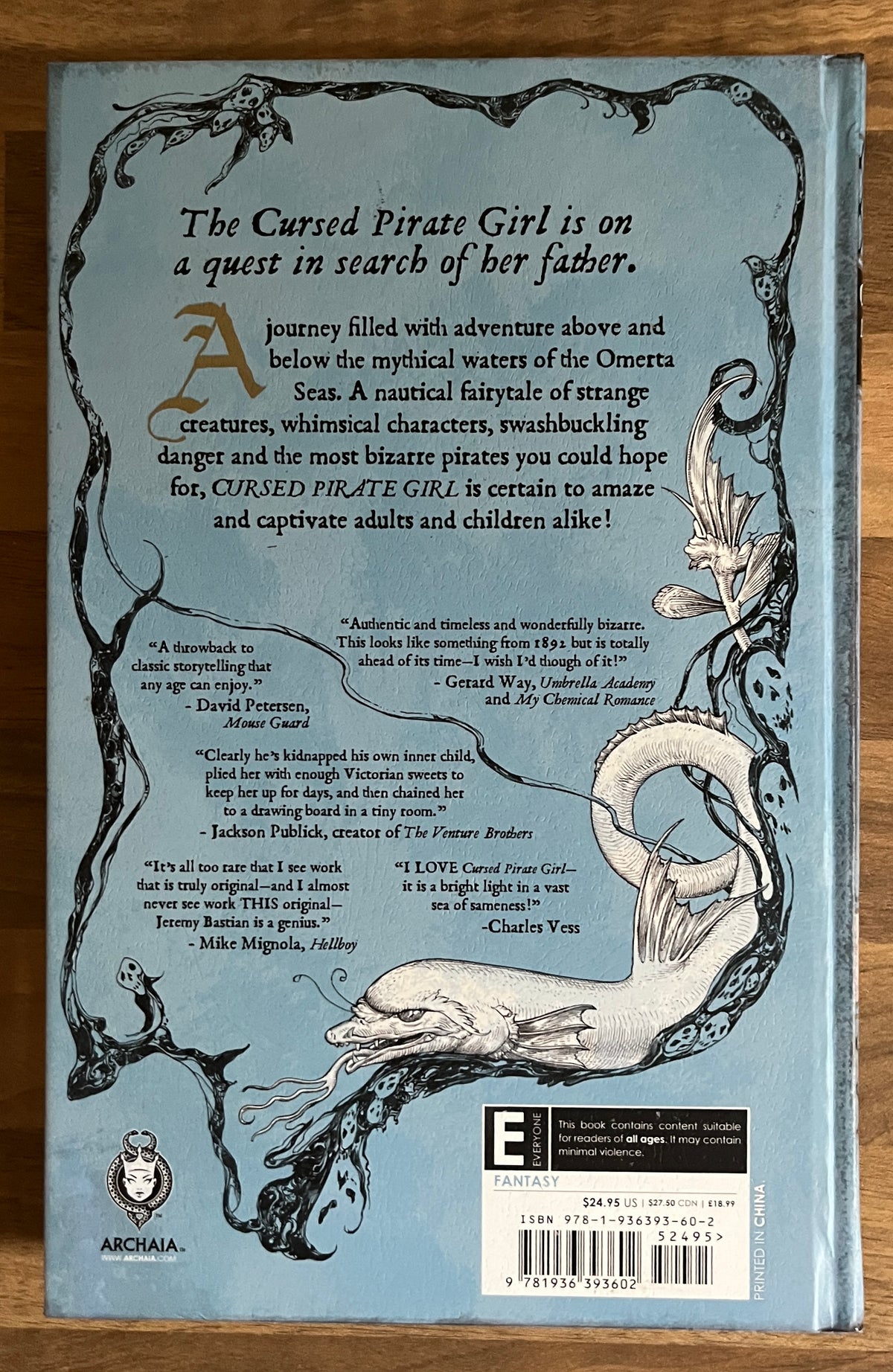 CURSED PIRATE GIRL VOLUME 1 [ARCHAIA] HARDCOVER 1ST PRINTING 2012 "SCARCE"