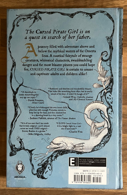 CURSED PIRATE GIRL VOLUME 1 [ARCHAIA] HARDCOVER 1ST PRINTING 2012 "SCARCE"