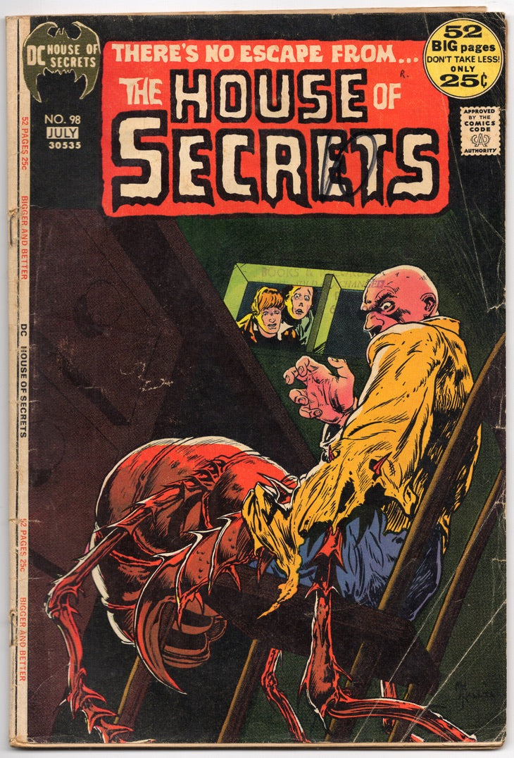 HOUSE OF SECRETS #98 [DC COMICS] DIRECT 1972 GD+