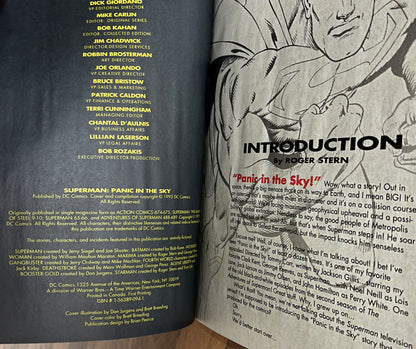 SUPERMAN: PANIC IN THE SKY [DC] TPB COMIC 1993