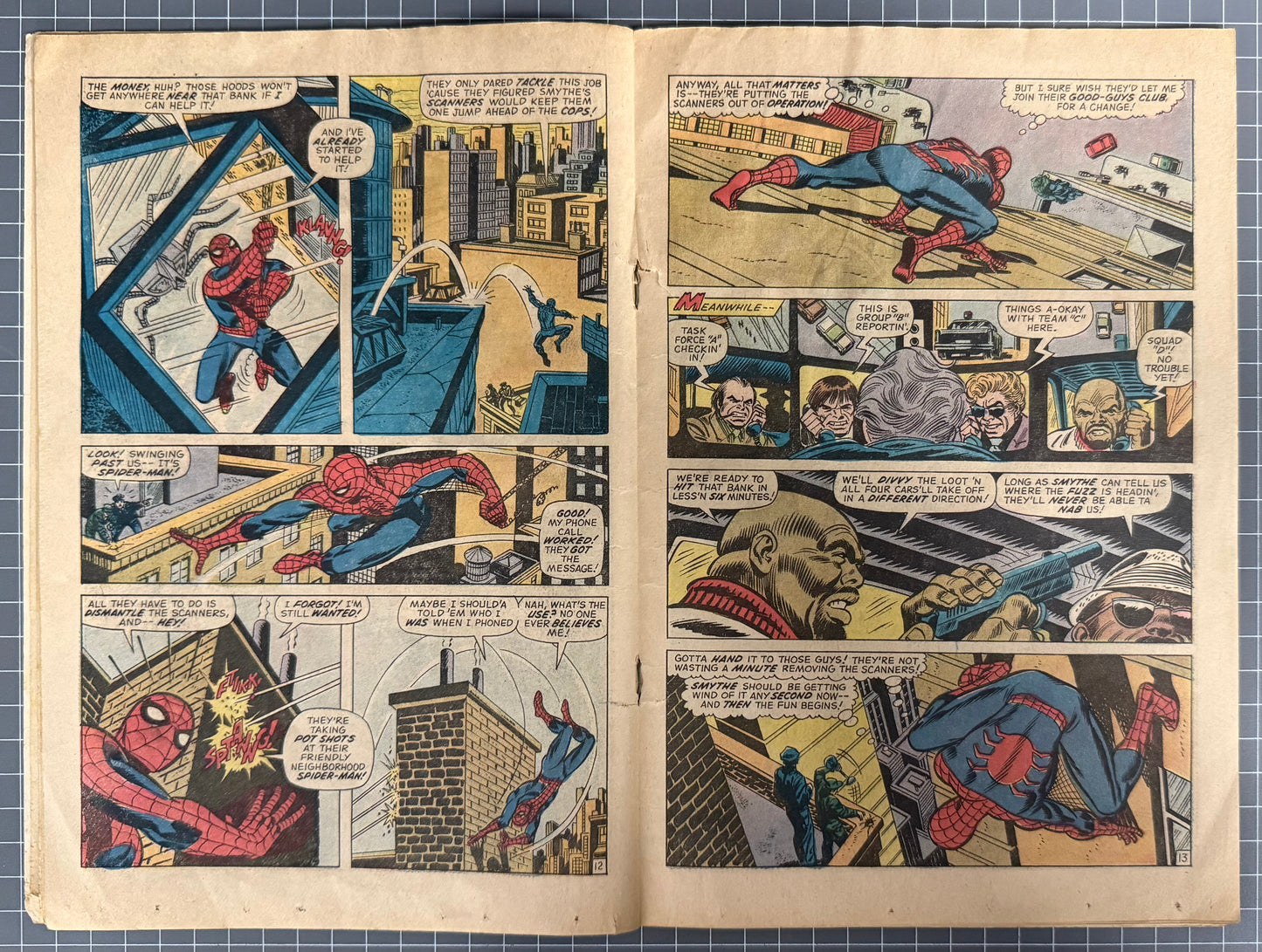 THE AMAZING SPIDER-MAN #107 [MARVEL COMICS] DIRECT 1972 GD-