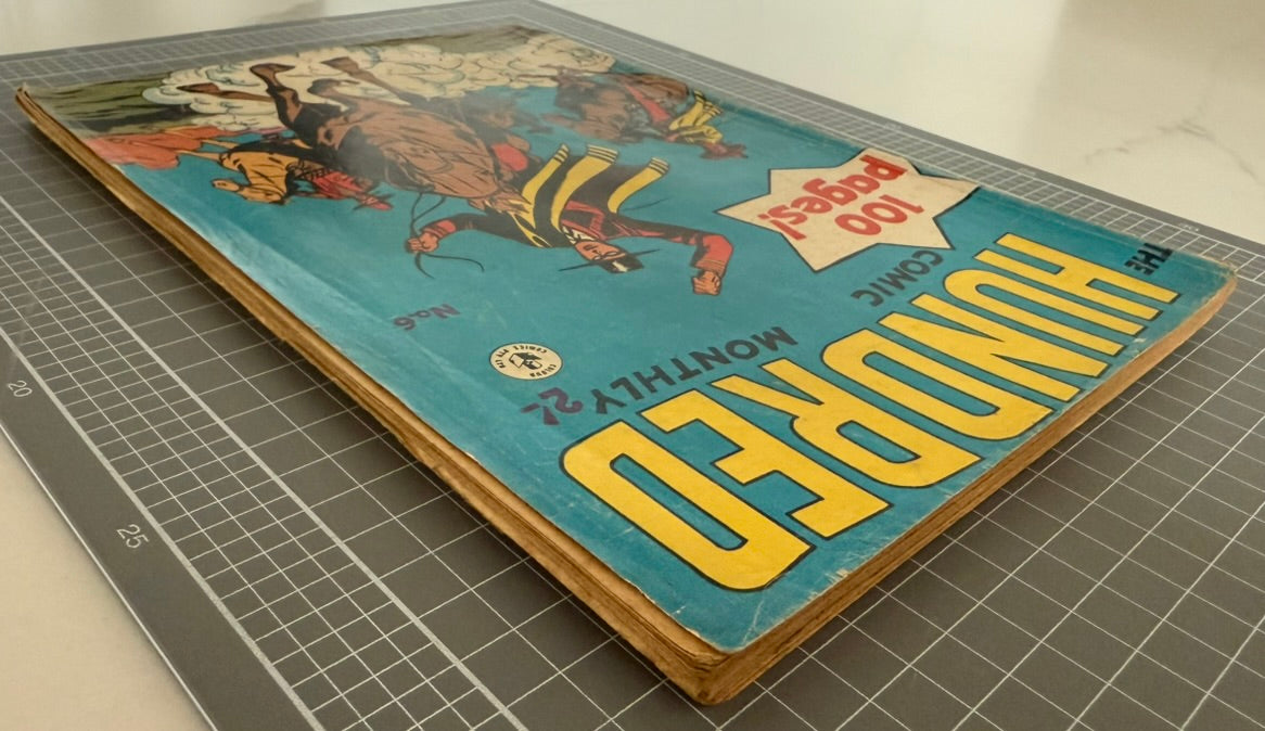🔑 HUNDRED COMIC MONTHLY #6 [COLOUR COMICS] AUSTRALIAN DC 1957