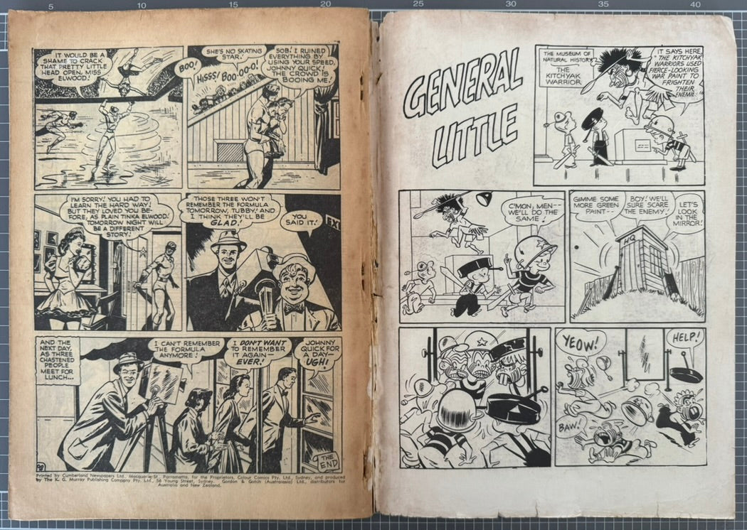 🔑 CENTURY THE 100 PAGE COMIC MONTHLY #13 [COLOUR COMICS] AUSTRALIAN DC 1957