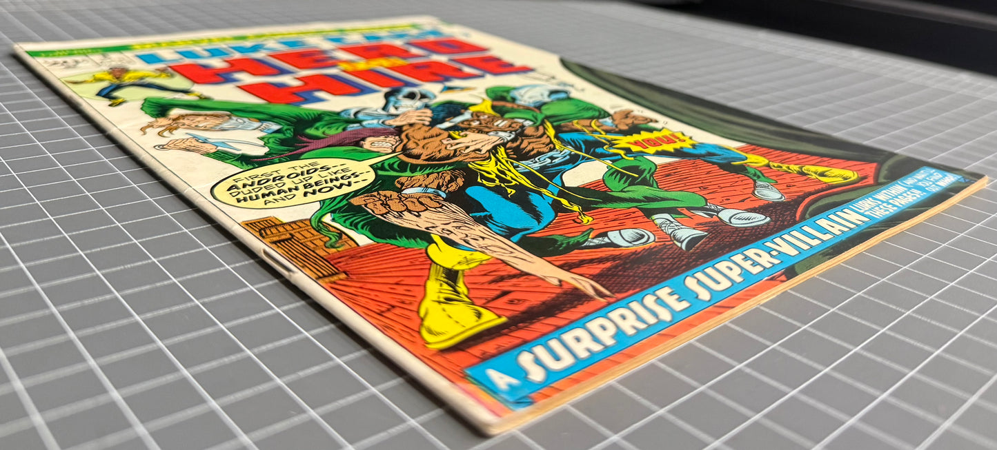 HERO FOR HIRE #8 [MARVEL COMICS] *LUKE CAGE* DIRECT 1973 FN
