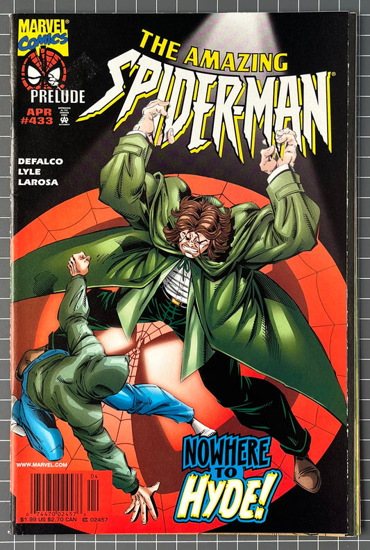 THE AMAZING SPIDER-MAN #433 [MARVEL COMICS] NEWSSTAND 1998 VF