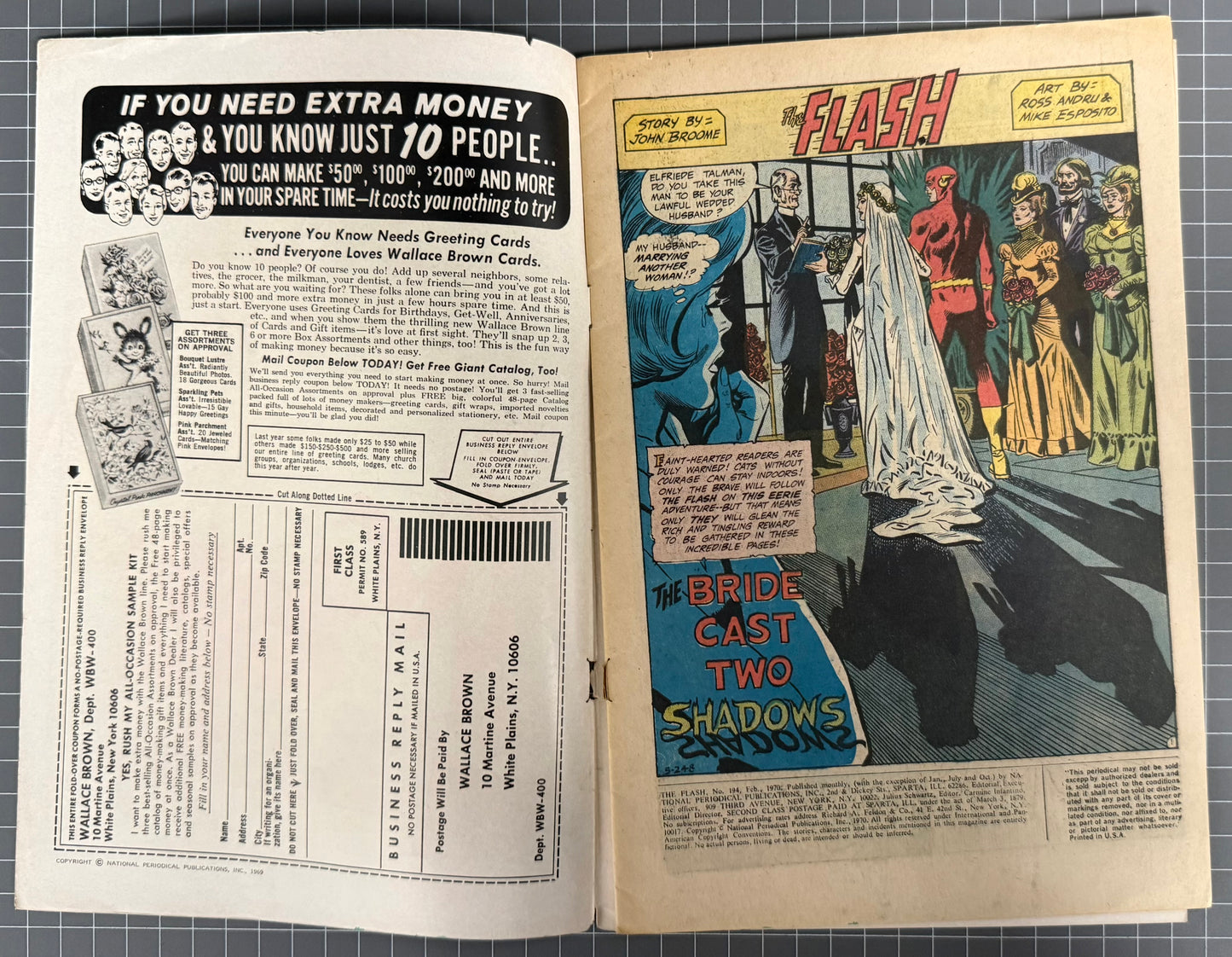 THE FLASH #194 [DC COMICS] 1970 VG-