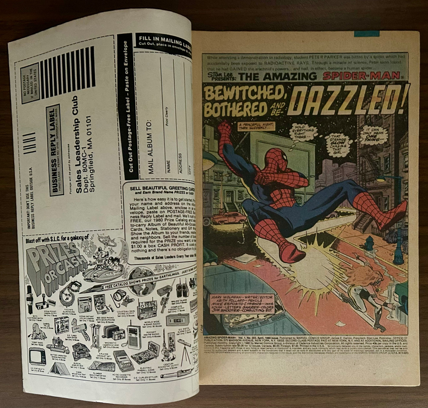 🔑 THE AMAZING SPIDER-MAN #203 [MARVEL COMICS] DIRECT *3RD APPR DAZZLER* 1980 FN/VF