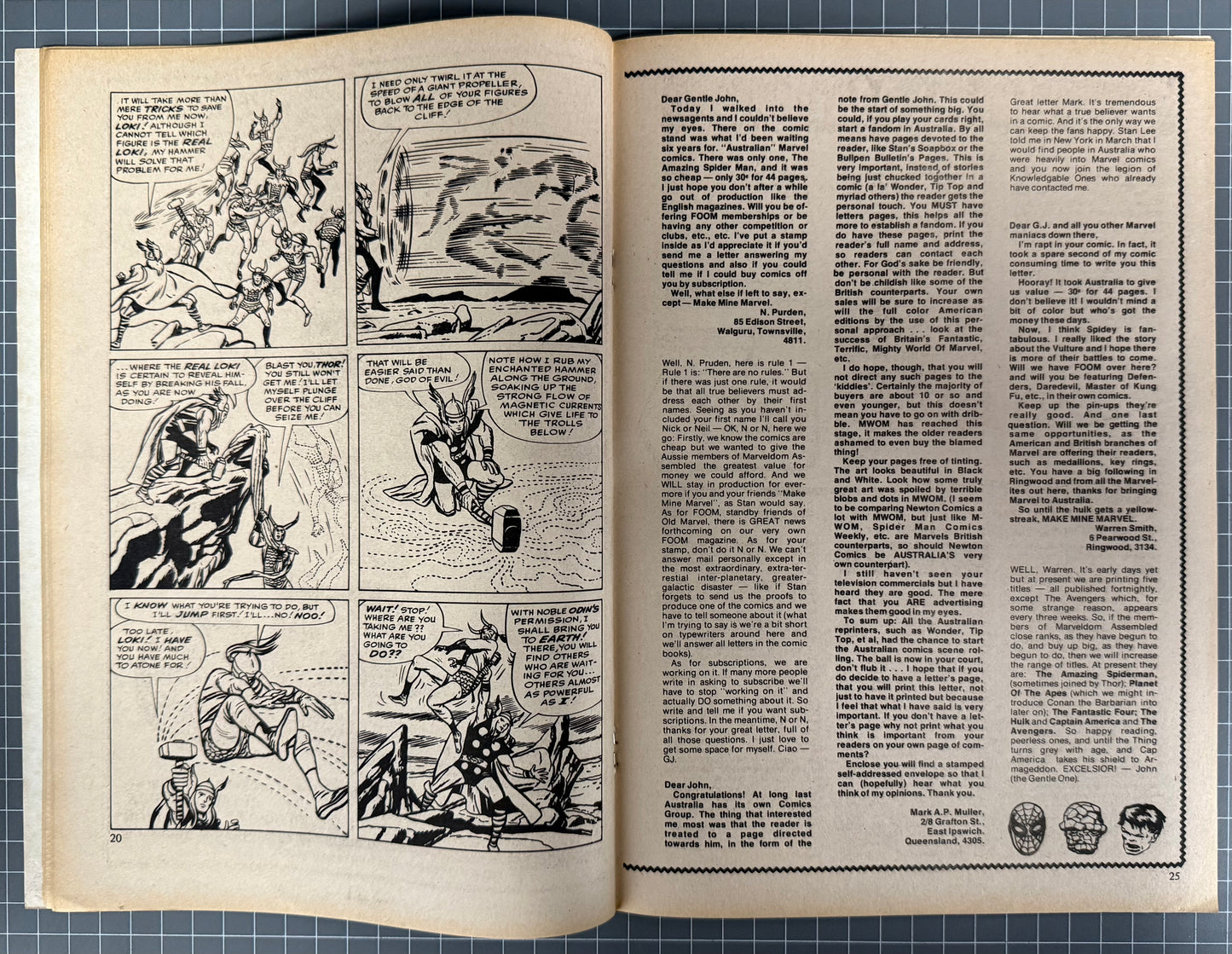 🔑 THE AVENGERS #1 [NEWTON COMICS] AUSTRALIAN MARVEL 1975