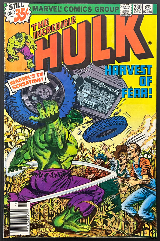 THE INCREDIBLE HULK #230 [MARVEL COMICS] NEWSSTAND 1978 FN-