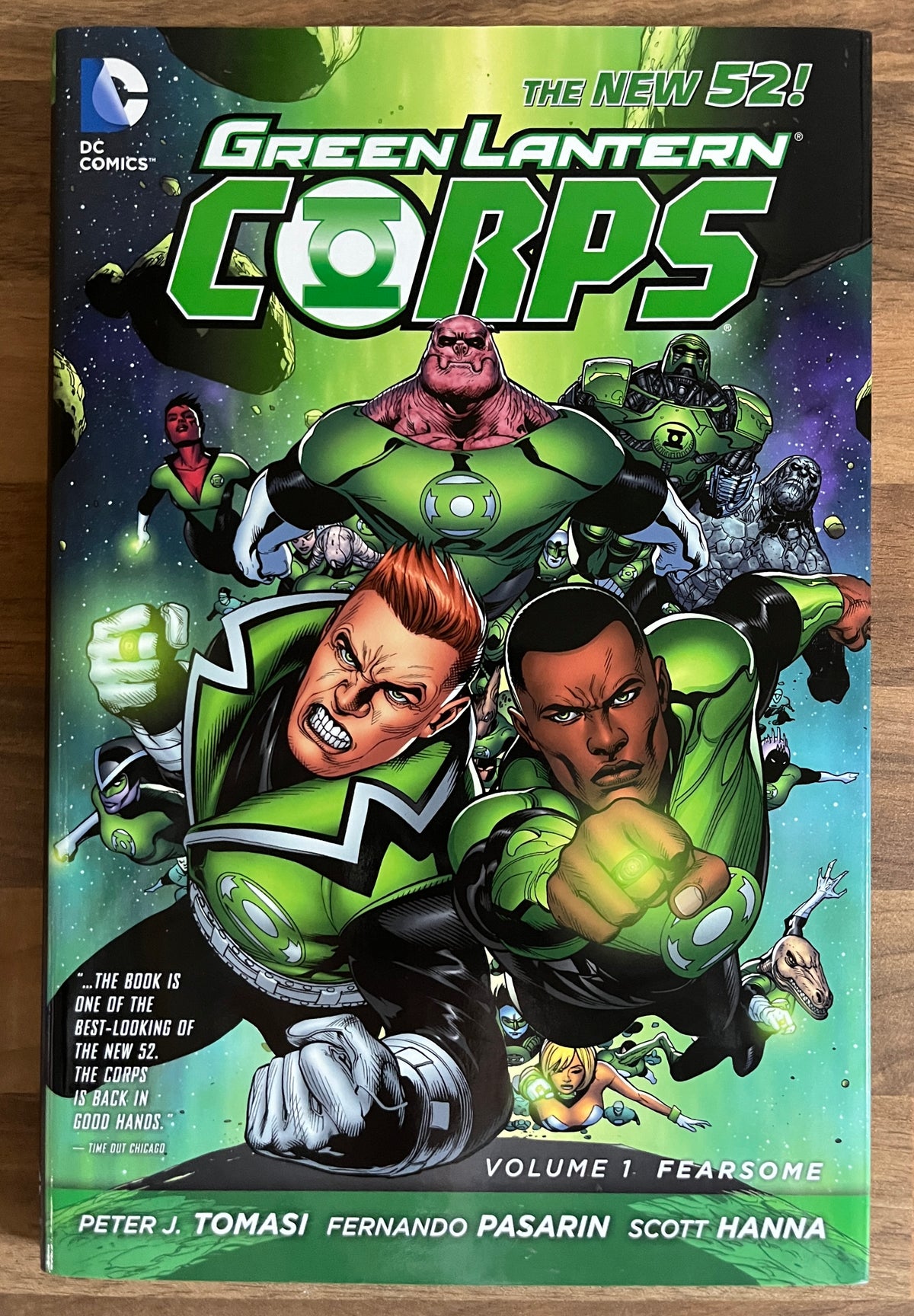 THE NEW 52! GREEN LANTERN CORPS VOLUME 1: FEARSOME [PETER J. TOMASI] HC 2012 1ST PRINT
