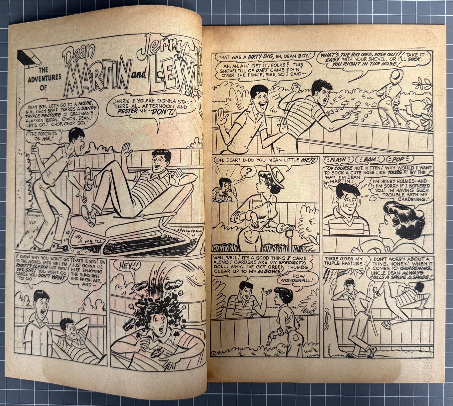 ADVENTURES OF DEAN MARTIN AND JERRY LEWIS #18 [FREW] AUSTRALIAN COMIC 1957