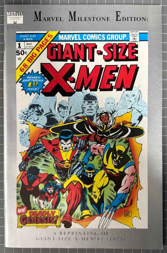 MARVEL MILESTONE EDITION: GIANT-SIZE X-MEN #1 [MARVEL COMICS] DIRECT 1991 VF/NM
