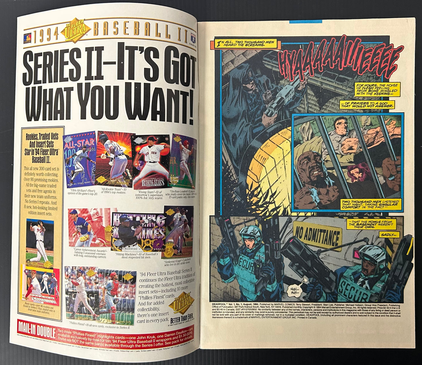 DEADPOOL #1 [MARVEL COMICS] DIRECT 1994