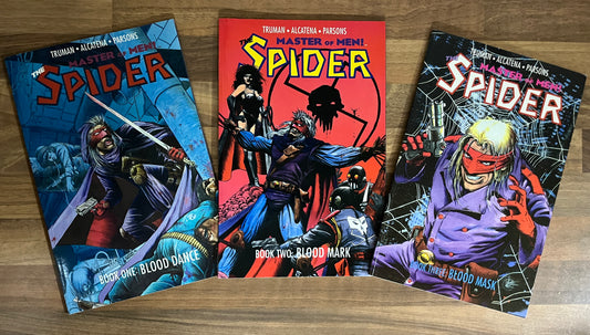 Master of Men: The Spider TPB Graphic Novels #1-3 - 1991 Eclipse Books