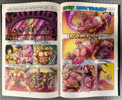 TEENAGE MUTANT NINJA TURTLES #18 (TMNT) [MIRAGE] COLOUR REPRINT COMIC 1990 FN-