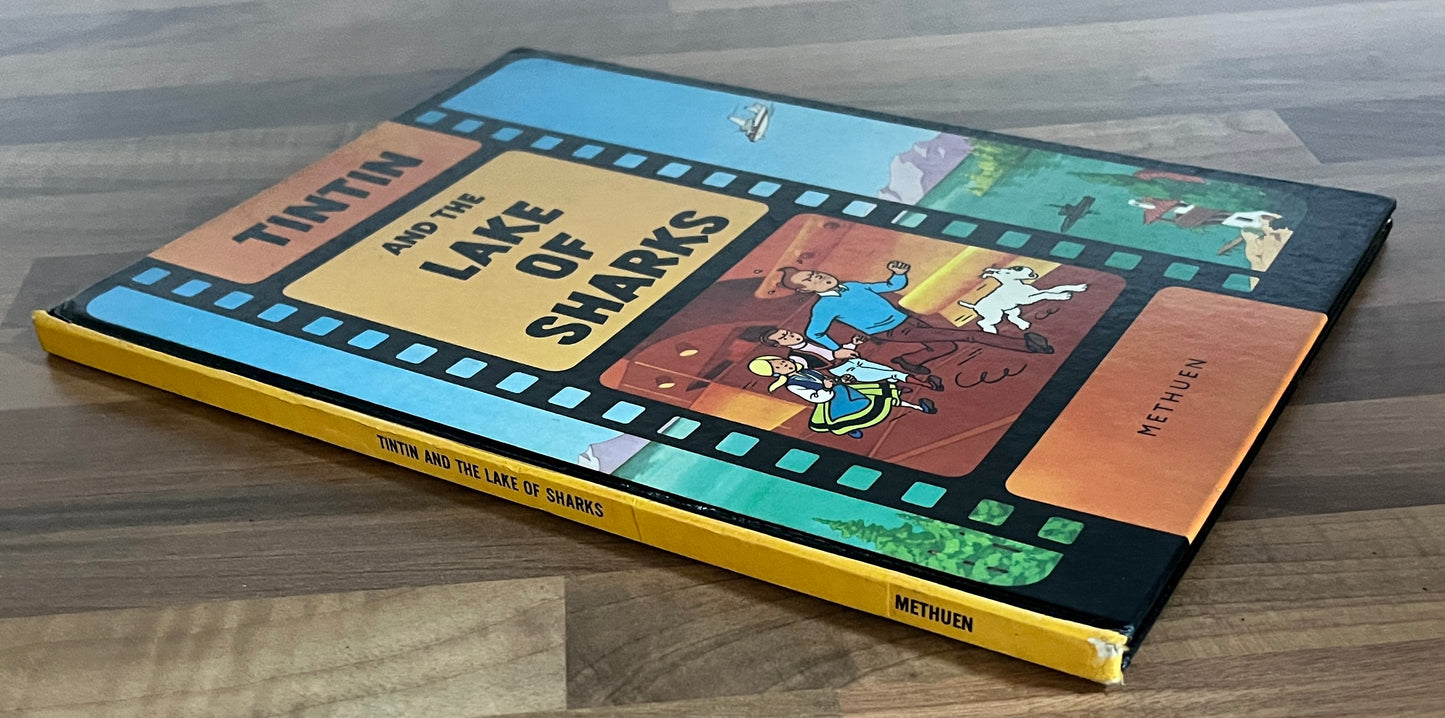 Tintin and the Lake of Sharks by Herge, Hardcover, 1974, Tintin Film Book