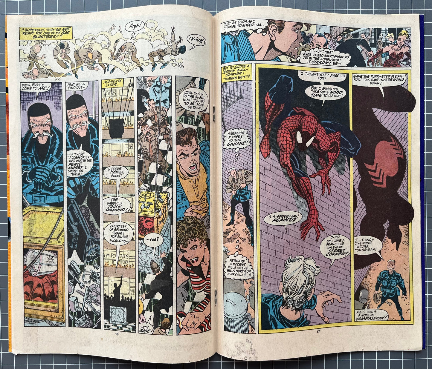 THE AMAZING SPIDER-MAN #349 [MARVEL COMICS] *DIRECT 1991 VF/NM