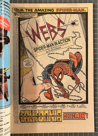 🔑 AMAZING SPIDER-MAN #304 [MARVEL COMICS] *RODD MCFARLANE COVER* 1988 VF