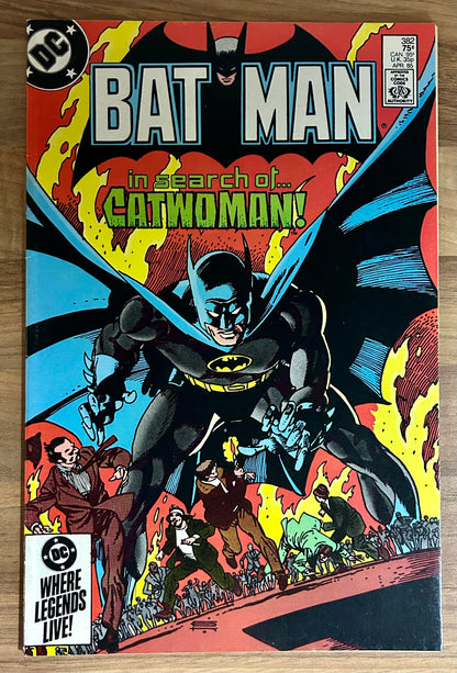 BATMAM #382 [DC COMICS] NEWSSTAND 1985 VF+