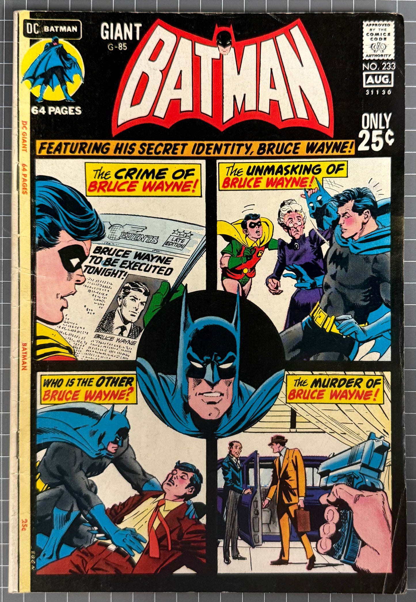 BATMAN #233 [DC COMICS] *GIANT EDITION* 1971 FN-