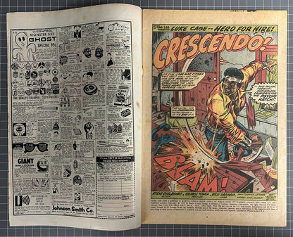 HERO FOR HIRE #8 [MARVEL COMICS] DIRECT 1973 VG-