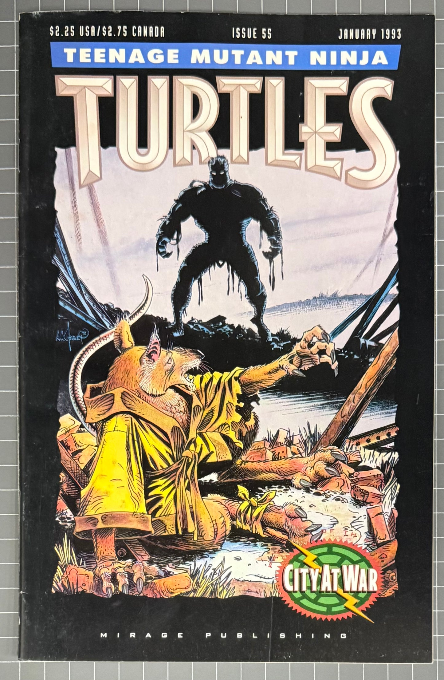 🔑 TEENAGE MUTANT NINJA TURTLES #55 (TMNT) [MIRAGE] COMIC 1993 FN