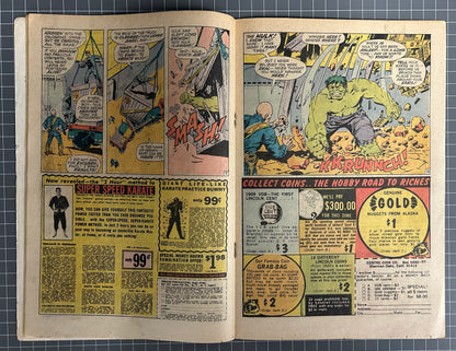 THE INCREDIBLE HULK #133 [MARVEL COMICS] DIRECT 1970