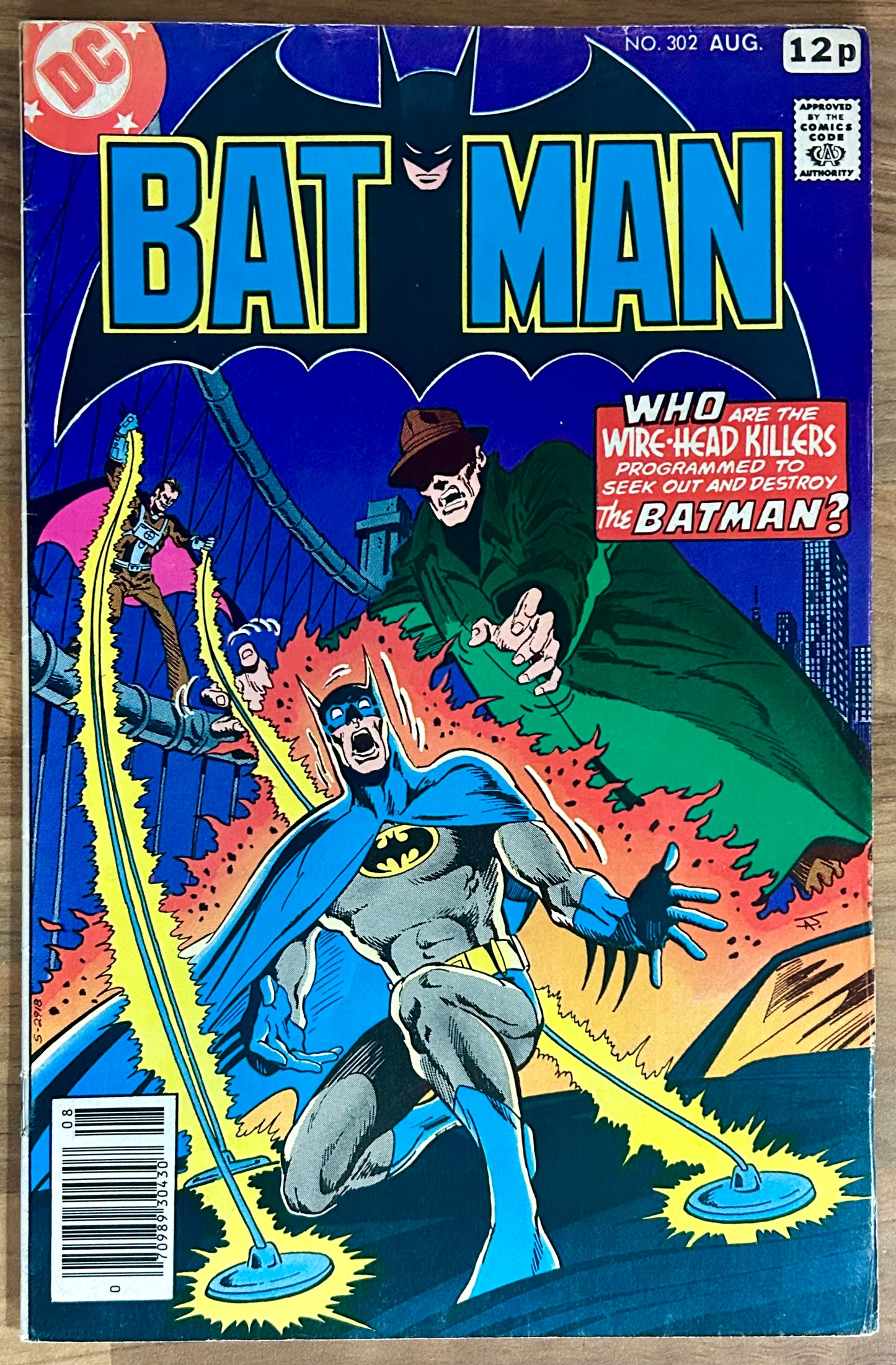 BATMAN #302 [DC COMICS] NEWSSTAND 1978 FN+
