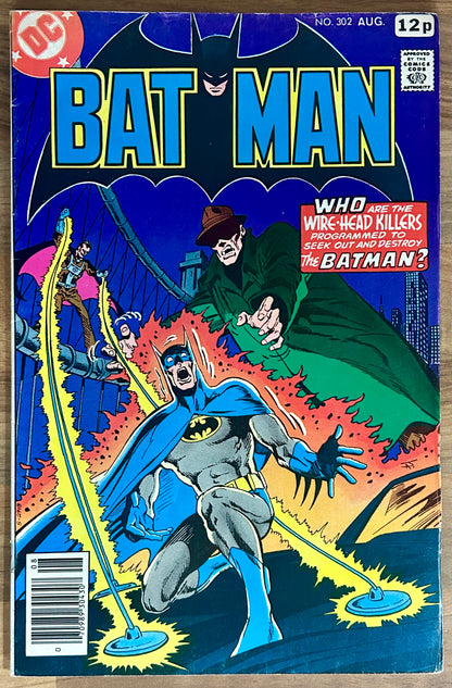 BATMAN #302 [DC COMICS] NEWSSTAND 1978 FN+