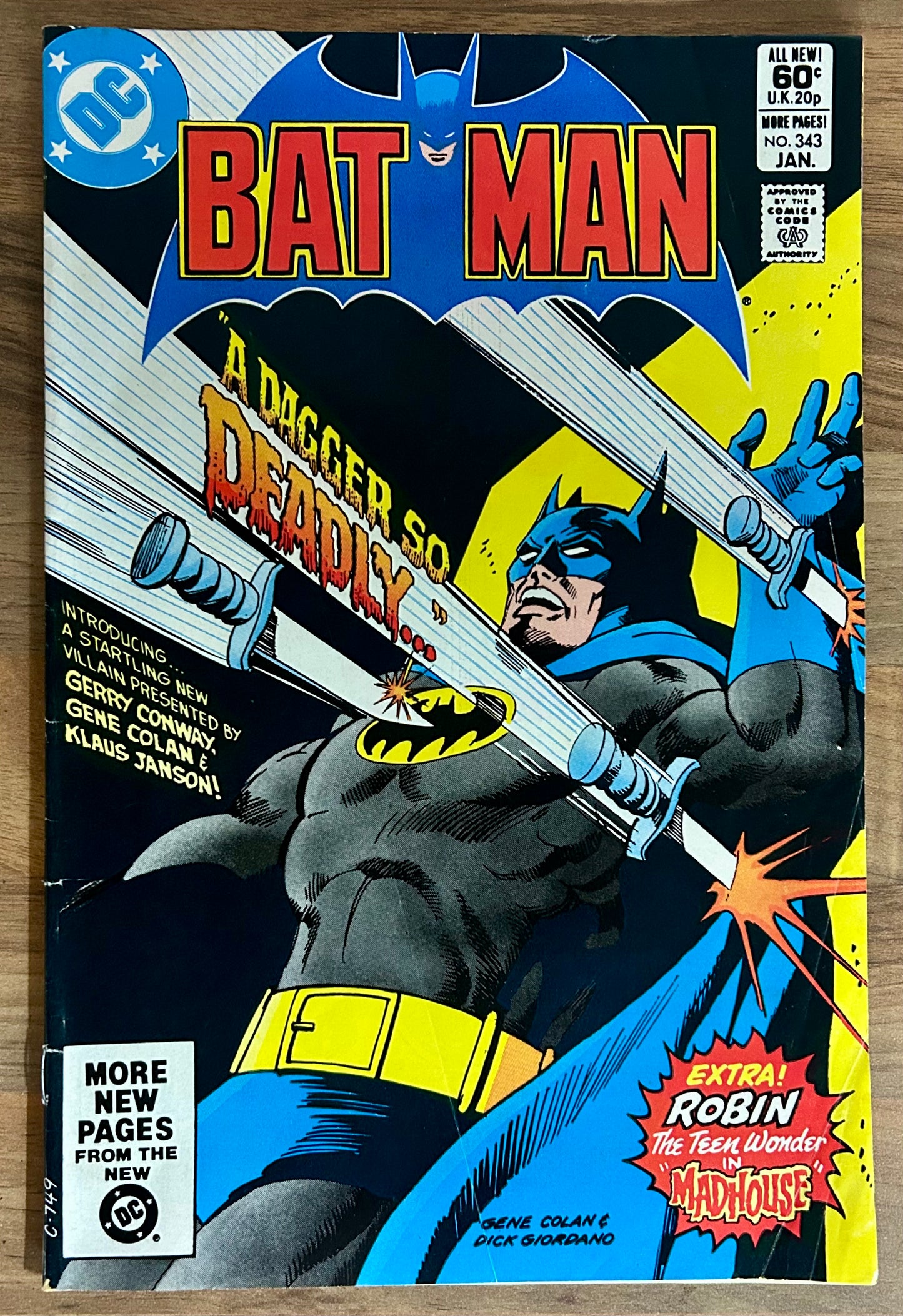BATMAN #339 [DC COMICS] DIRECT 1981 VG-