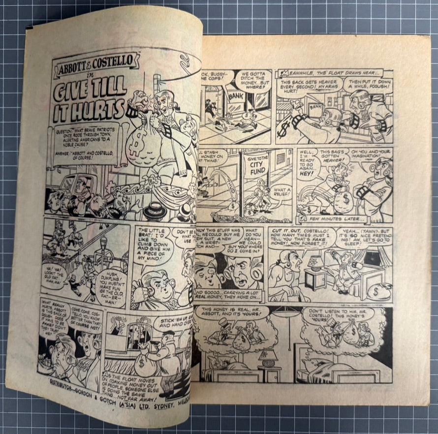 BUD ABBOTT AND LOU COSTELLO #21 (PAGE PUBLICATIONS) AUSTRALIAN COMIC 1966