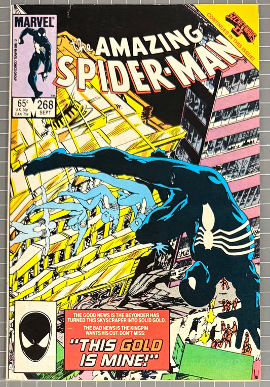 THE AMAZING SPIDER-MAN #268 [MARVEL COMICS] DIRECT 1985 FN/VF
