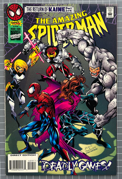 THE AMAZING SPIDER-MAN #409 [MARVEL COMICS] DIRECT 1996 NM-