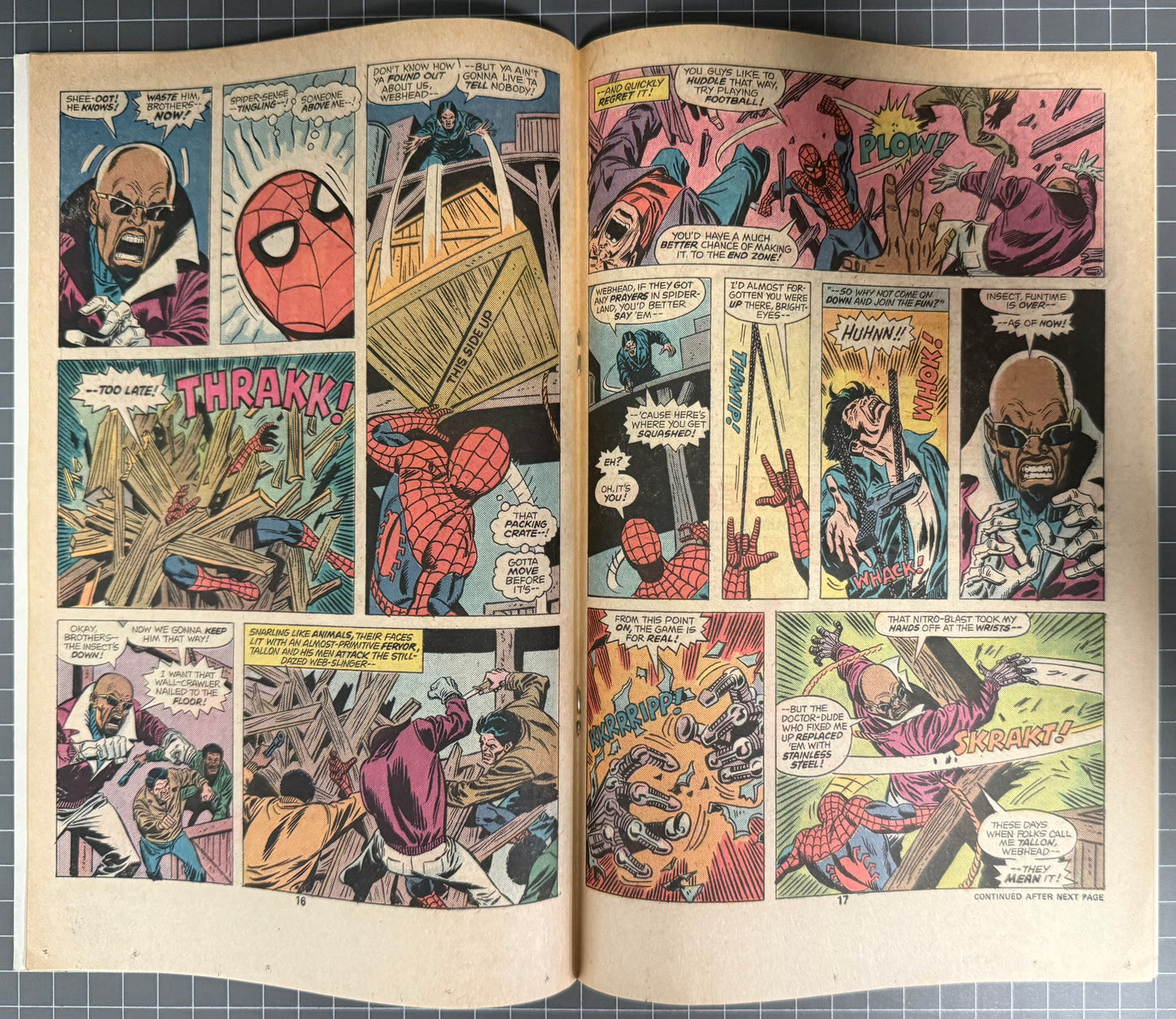 THE AMAZING SPIDER-MAN #155 [MARVEL COMICS] *JOHN ROMITA COVER* 1976 VG/FN